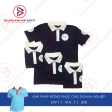 ÁO THUN ĐEN PHỐI CỔ TRẮNG