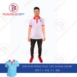ÁO THUN XÁM PHỐI CỔ ĐỎ