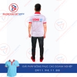 ÁO THUN XÁM PHỐI CỔ ĐỎ